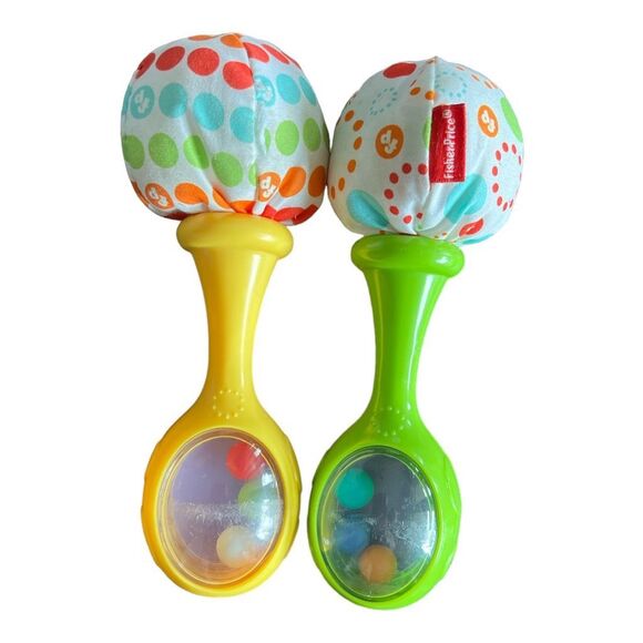Fisher Price Baby Maracas Rattles Musical Instruments - Picture 1 of 1